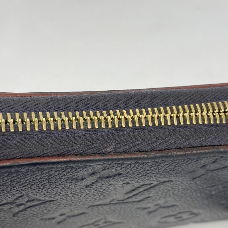 Louis Vuitton Long Wallet Monogram/empreinte Zippy Wallet M62121 Marine Rouge