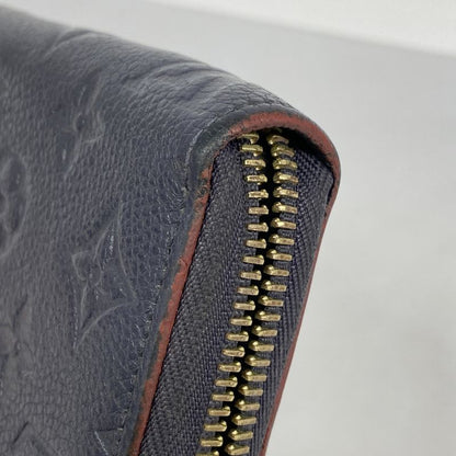 Louis Vuitton Long Wallet Monogram/empreinte Zippy Wallet M62121 Marine Rouge