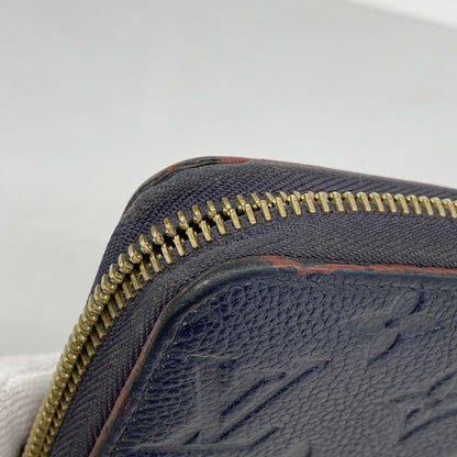 Louis Vuitton Long Wallet Monogram/empreinte Zippy Wallet M62121 Marine Rouge