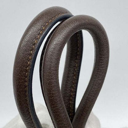 Hermes Tote Bag Garden Party PM Toile Ash Brown Beige Silver Hardware □P