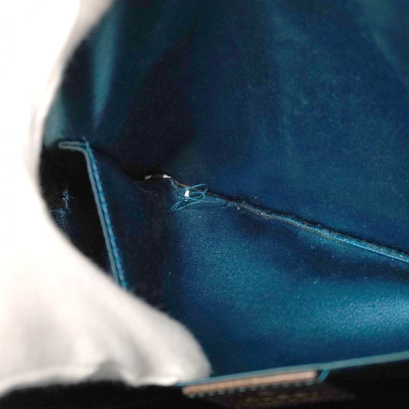 Gucci Shoulder Bag Ophidia 499621 PVC Brown Gold Hardware Women