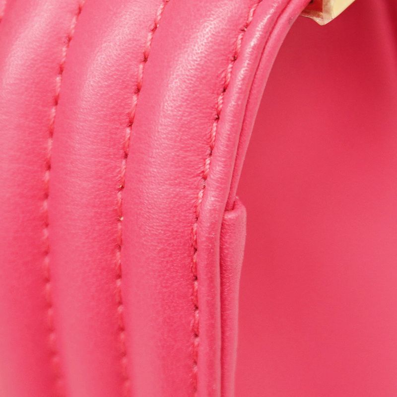 Chanel Shoulder Bag Boy Chanel Lambskin Pink Chien Pan Gold Hardware Women