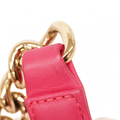 Chanel Shoulder Bag Boy Chanel Lambskin Pink Chien Pan Gold Hardware Women