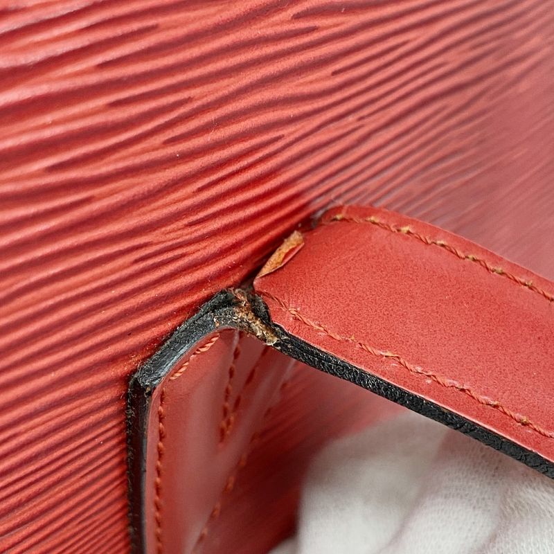 Louis Vuitton Shoulder Bag Epi Saint Jacques Shopping M52277 Castilian Red Women