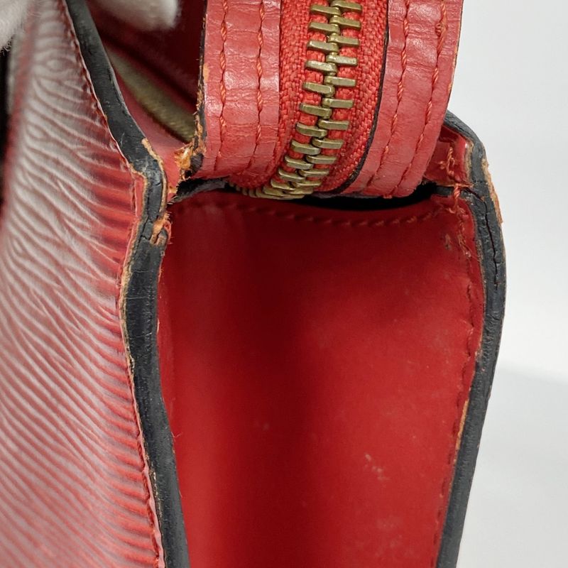 Louis Vuitton Shoulder Bag Epi Saint Jacques Shopping M52277 Castilian Red Women