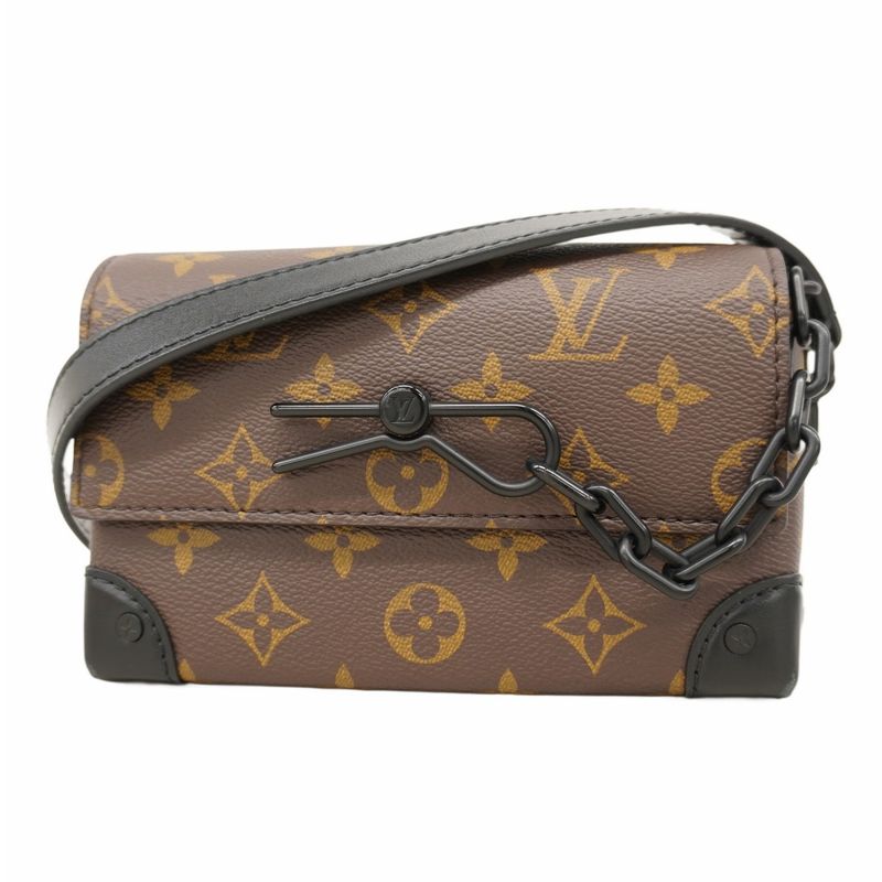 Louis Vuitton Shoulder Bag Monogram Macassar Steamer Wearable Wallet M83613