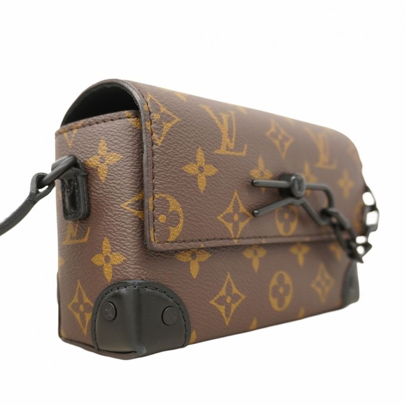 Louis Vuitton Shoulder Bag Monogram Macassar Steamer Wearable Wallet M83613