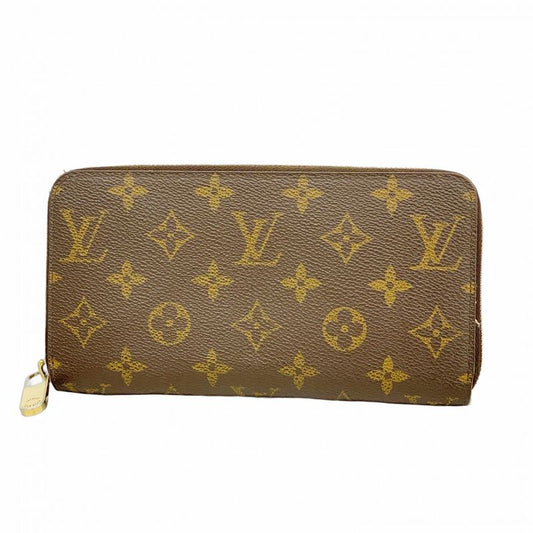 Louis Vuitton Long Wallet Monogram Zippy Wallet M60017 Brown Ladies