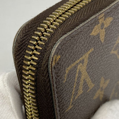 Louis Vuitton Long Wallet Monogram Zippy Wallet M60017 Brown Ladies