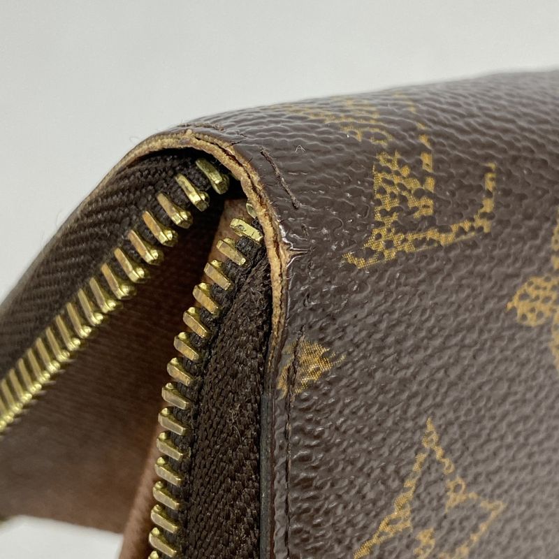Louis Vuitton Long Wallet Monogram Zippy Wallet M60017 Brown Ladies