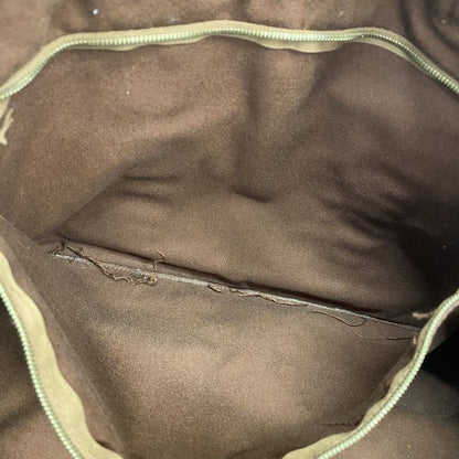 Hermes Tote Bag Fourre Tout MM Canvas Brown Silver Hardware Men Women Unisex