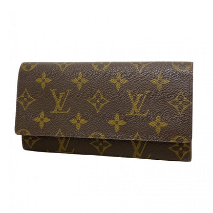 Louis Vuitton Long Wallet Monogram Porte Cirque By Fold M61820 Brown Men Women