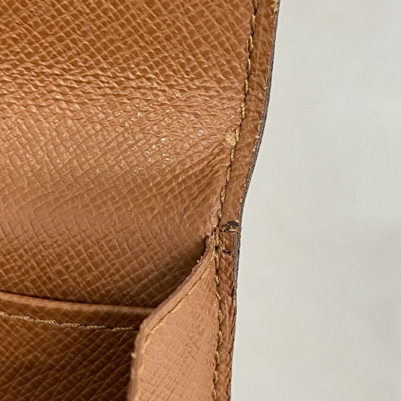 Louis Vuitton Long Wallet Monogram Porte Cirque By Fold M61820 Brown Men Women