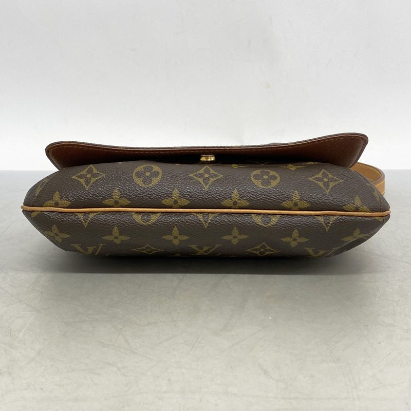 Louis Vuitton Shoulder Bag Monogram Musette Tango Short Strap M51257 Brown