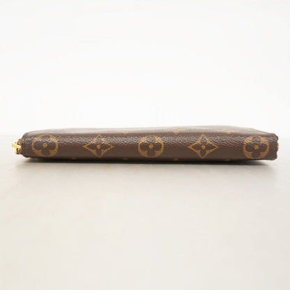 Louis Vuitton Long Wallet Monogram Portefeuille Clemence M61298 Brown Rose