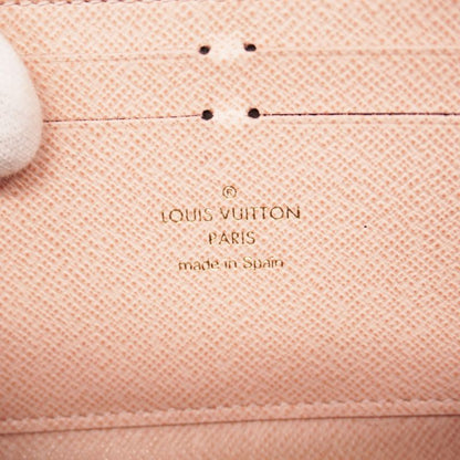 Louis Vuitton Long Wallet Monogram Portefeuille Clemence M61298 Brown Rose