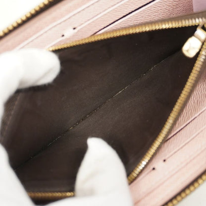 Louis Vuitton Long Wallet Monogram Portefeuille Clemence M61298 Brown Rose