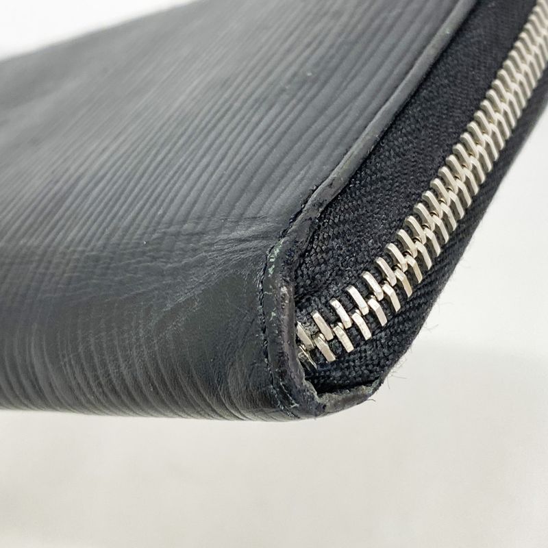 Louis Vuitton Epi Zippy Wallet Vertical M60965 Noir Black Men's