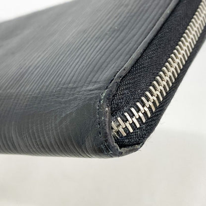 Louis Vuitton Epi Zippy Wallet Vertical M60965 Noir Black Men's