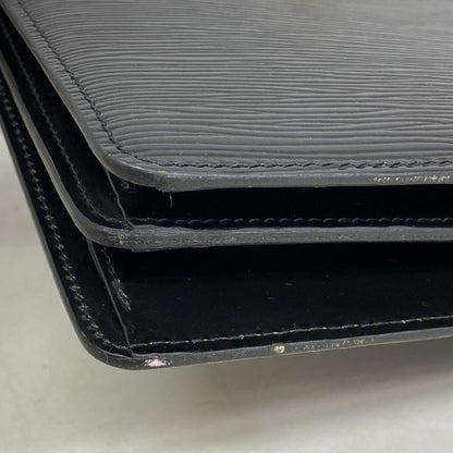 Louis Vuitton Epi Capuchin Shoulder Bag M52342 Noir Black Women