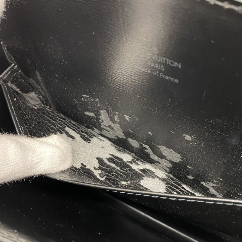 Louis Vuitton Epi Capuchin Shoulder Bag M52342 Noir Black Women