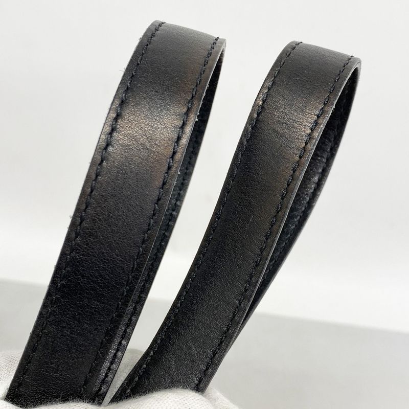 Celine Tote Bag C Macadam Canvas Black Silver Hardware Women's