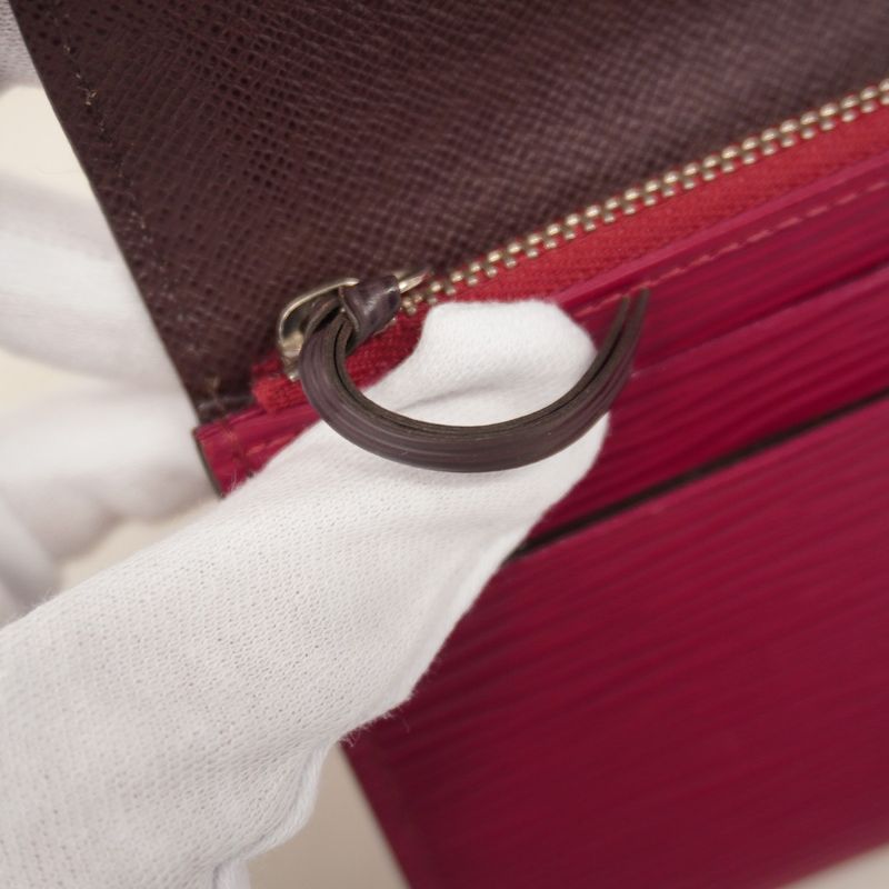 Louis Vuitton Epi Portefeuille Emilie Long Wallet M60851 Fuchsia Ladies