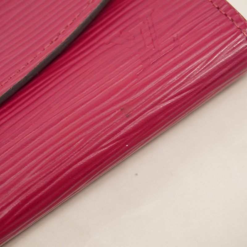 Louis Vuitton Epi Portefeuille Emilie Long Wallet M60851 Fuchsia Ladies