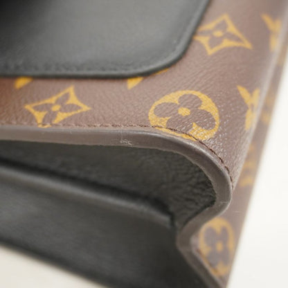 Louis Vuitton Shoulder Bag Monogram Victoire M41730 Brown Noir Black Women