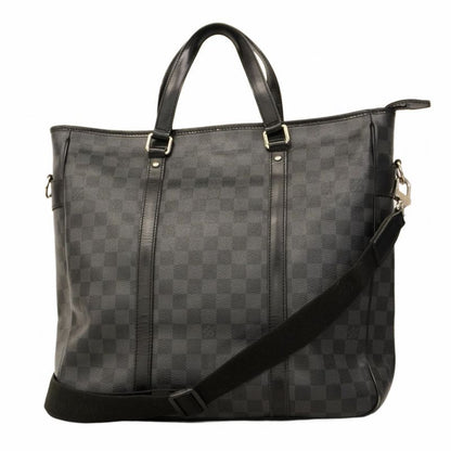 Louis Vuitton Tote Bag Damier Graphite Tadao N51192 Black 2way Bag For Men