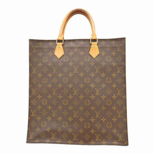 Louis Vuitton Tote Bag Monogram Sac Pla M51140 Brown Women