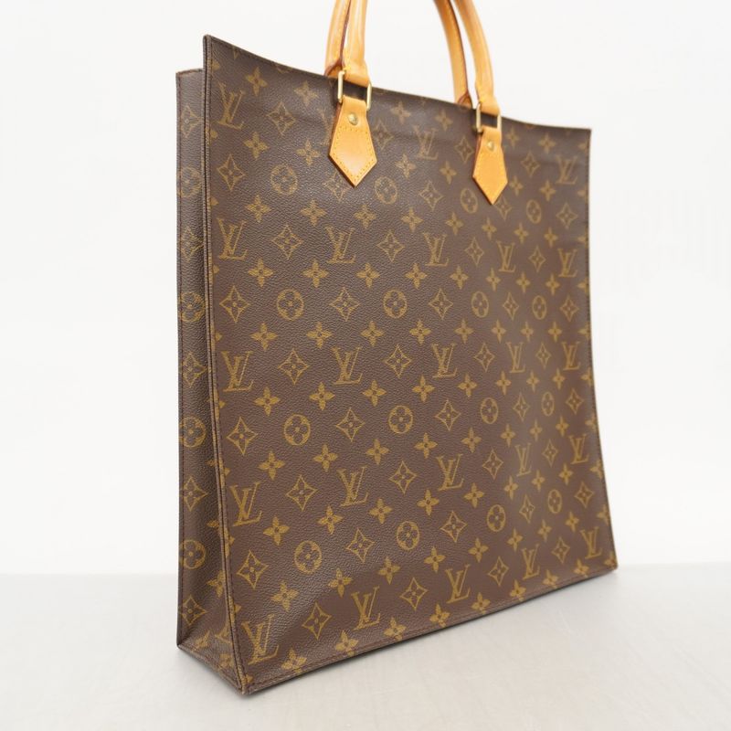 Louis Vuitton Tote Bag Monogram Sac Pla M51140 Brown Women