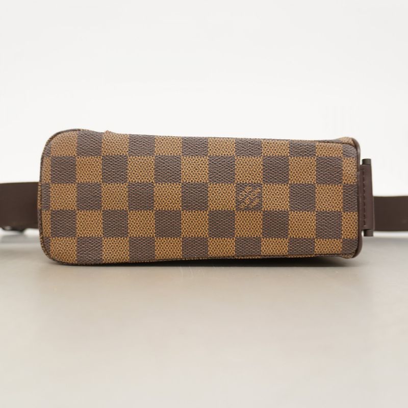 Louis Vuitton Shoulder Bag Damier Olaf PM N41442 Ebène Men's