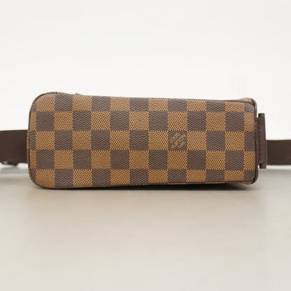 Louis Vuitton Shoulder Bag Damier Olaf PM N41442 Ebène Men's