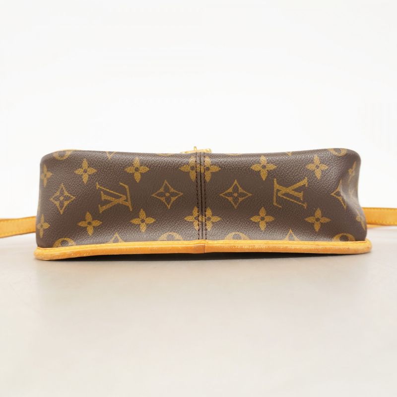 Louis Vuitton Shoulder Bag Monogram Sologne M42250 Brown Ladies