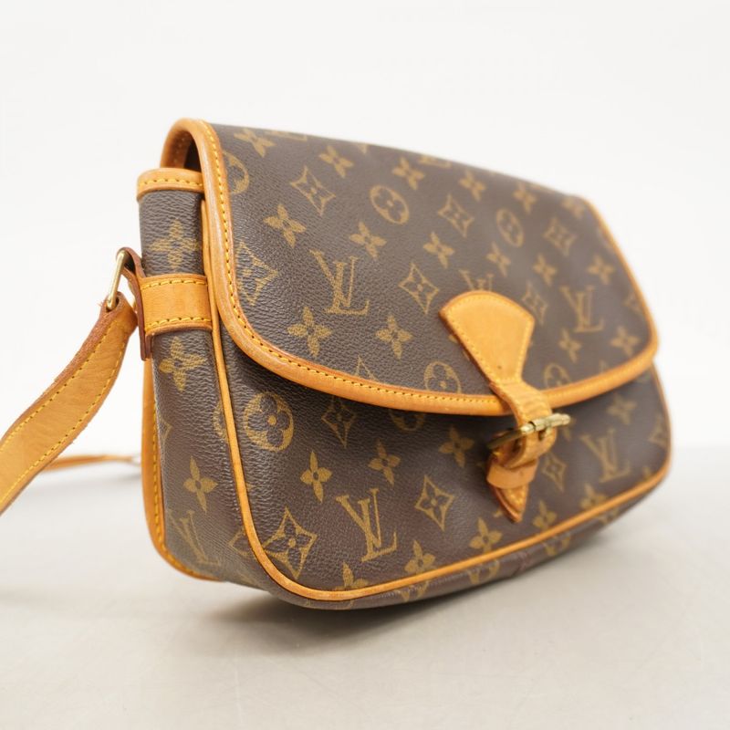 Louis Vuitton Shoulder Bag Monogram Sologne M42250 Brown Ladies