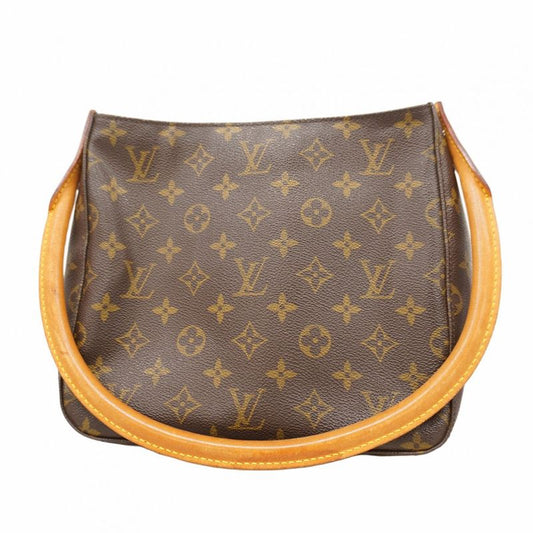 Louis Vuitton Shoulder Bag Monogram Looping MM M51146 Brown Ladies