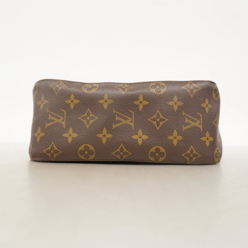 Louis Vuitton Shoulder Bag Monogram Looping MM M51146 Brown Ladies