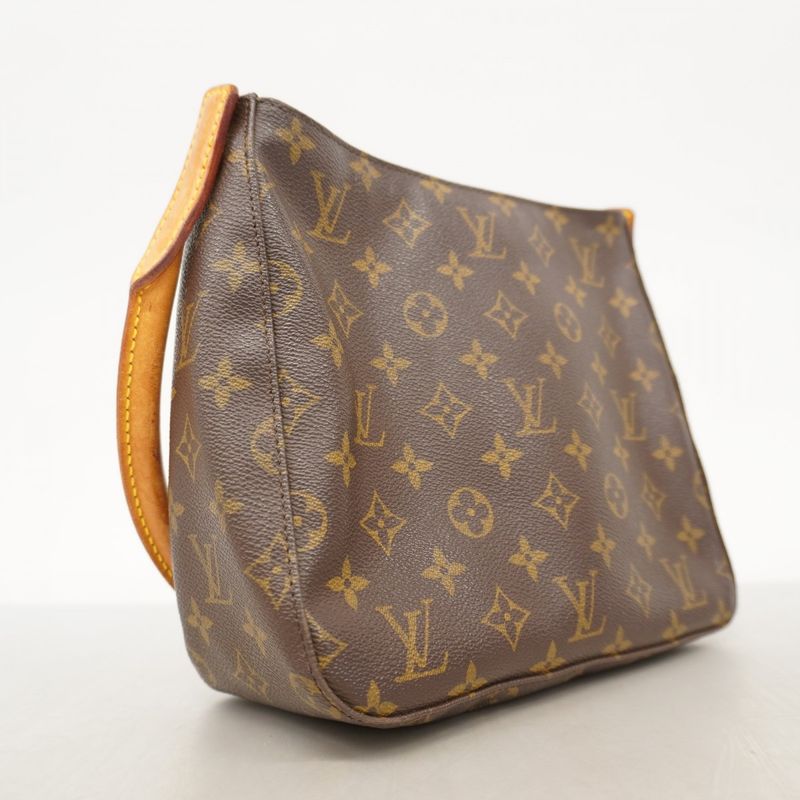 Louis Vuitton Shoulder Bag Monogram Looping MM M51146 Brown Ladies