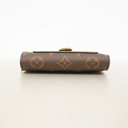 Louis Vuitton Wallet Monogram Reverse Portefeuille Juliette M69432 Brown Ladies