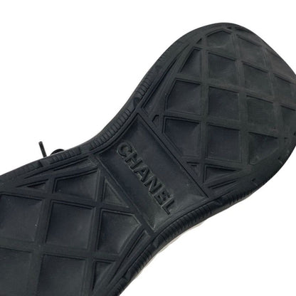 Chanel Sneakers Shoes Fabric Suede Multicolor Here Mark Logo