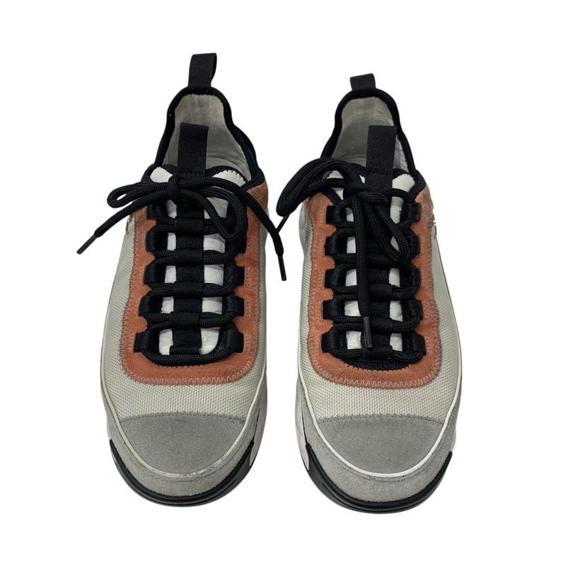 Chanel Sneakers Shoes Fabric Suede Multicolor Here Mark Logo