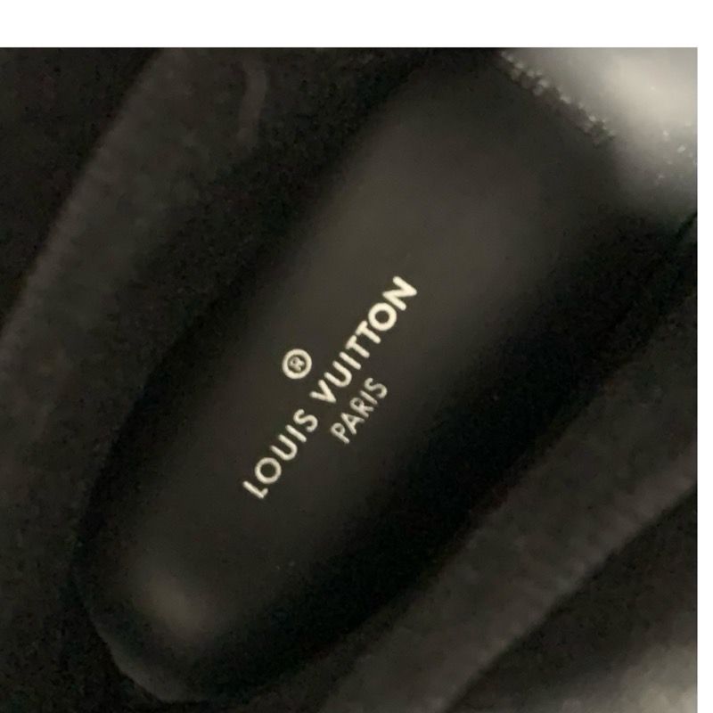 Louis Vuitton Slalom Line Monogram Boots Short Boots Shoes Leather Black Snow