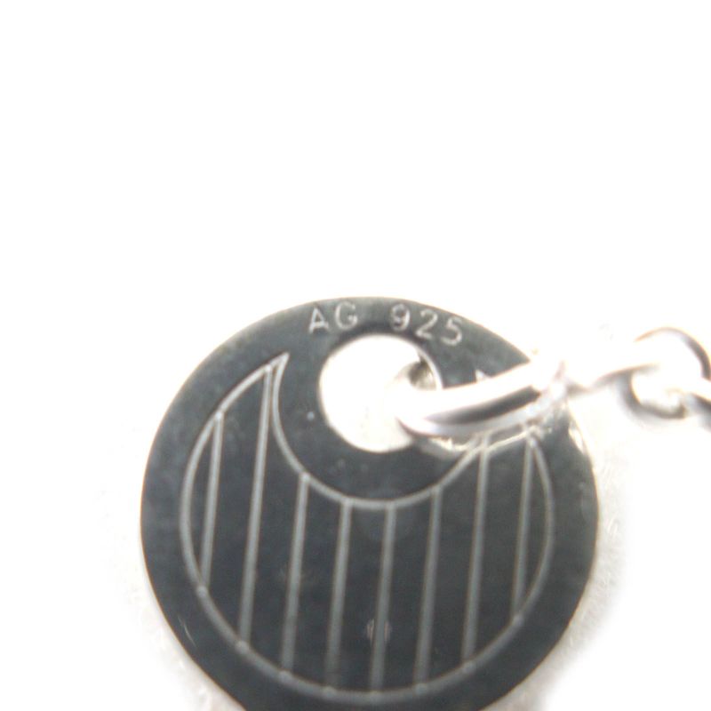 ◇hermes Sv925 Cadena Key Motif H Logo Necklace Pendant Top Accessory Silver