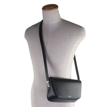 Beautiful ▼saint Laurent Paris Saint Laurent Paris 821003 Small Crossbody Smooth Leather Logo Flap Shoulder Bag