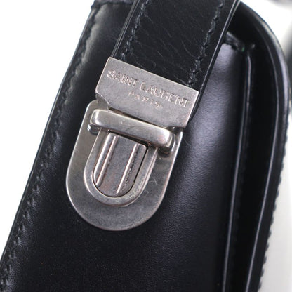 Beautiful ▼saint Laurent Paris Saint Laurent Paris 821003 Small Crossbody Smooth Leather Logo Flap Shoulder Bag