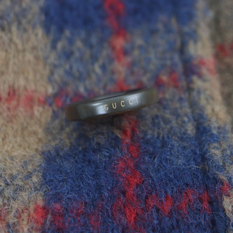 Gucci 770761 70% Wool Interlocking G Patch Checked Single Jacket Tailored