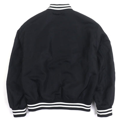 Versace 2023 1014374 Logo Embroidered Padded Stadium Jacket Stadium Jacket