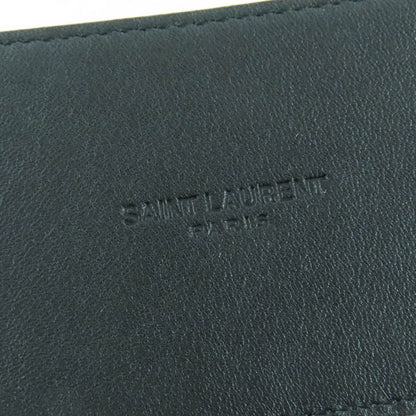 Saint Laurent Grz619783 Logo Croc Shape Pressed Leather Belt Brown 65 Storage