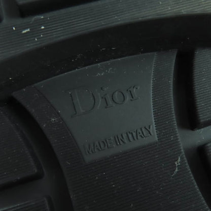 Christian DIOR Empreinte Dior Empreinte Leather Short Boots With CD Logo